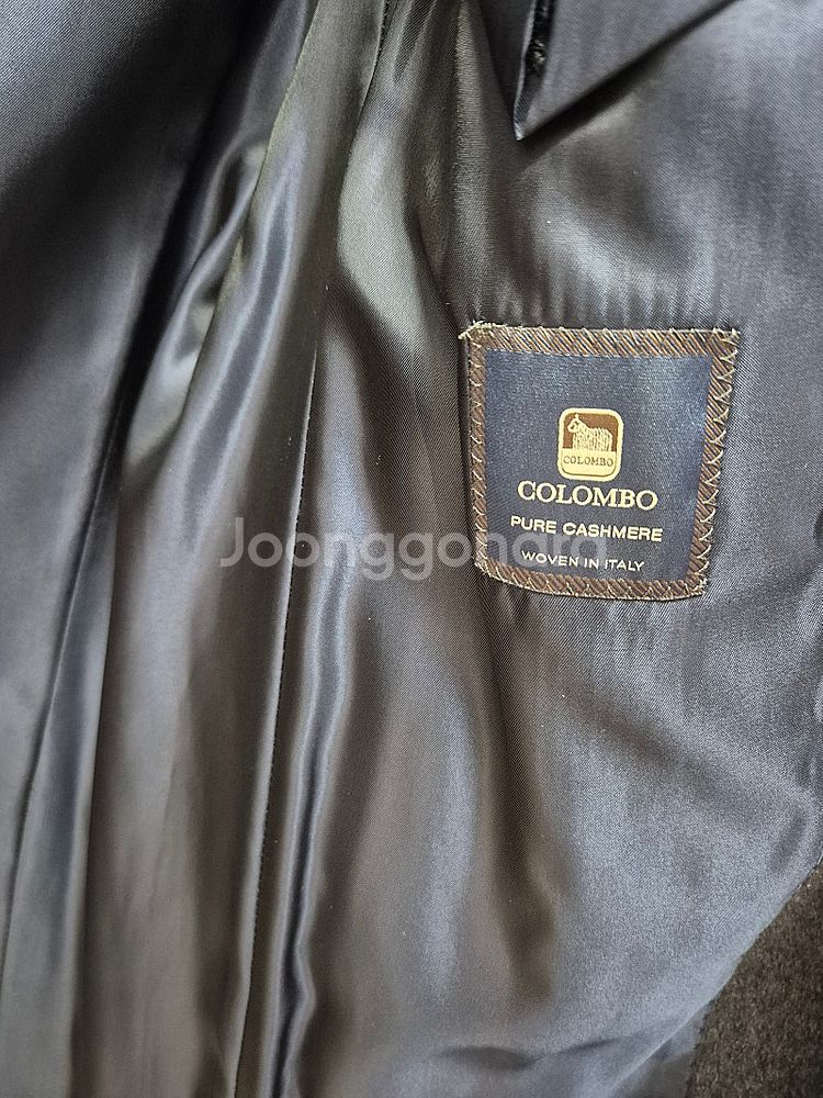 마에스트로 남성 콜롬보 캐시미어 100% 코트--2