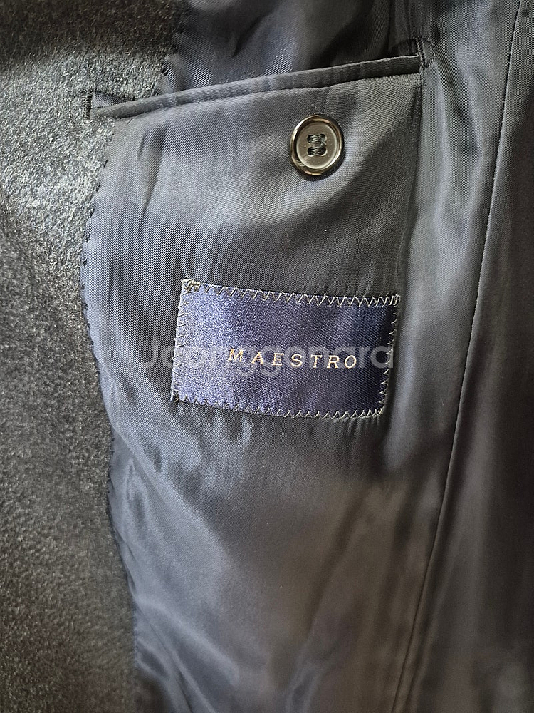 마에스트로 남성 콜롬보 캐시미어 100% 코트--3