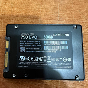 삼성 ssd 750evo 500g