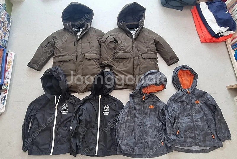 남아 아들 쌍둥이 120.130.140 패딩 및 외투--3