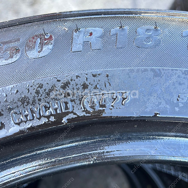 인피니티 Q70 중고 스노우타이어 한대분 245 50 ...--2