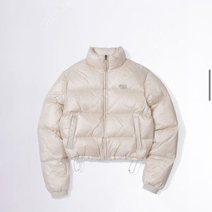 스컬프터 패딩 Cropped Puffer Down Pearl