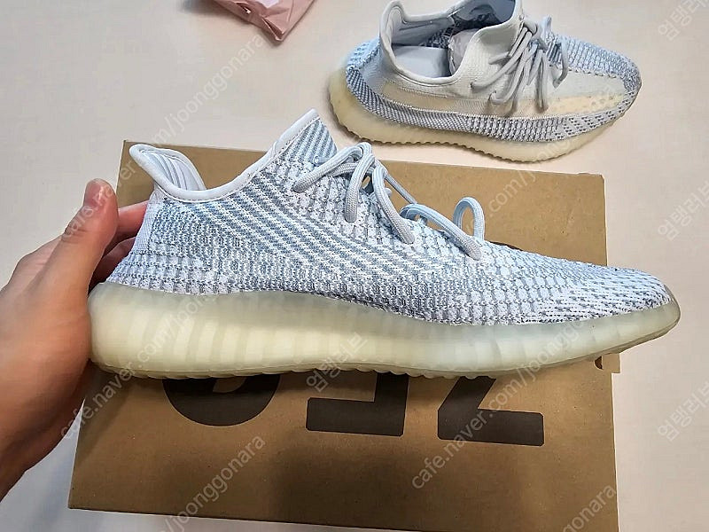 아디다스 이지부스트 클라우드화이트(FW3043) 사이즈 275mm--5