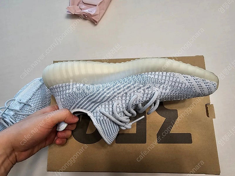 아디다스 이지부스트 클라우드화이트(FW3043) 사이즈 275mm--6