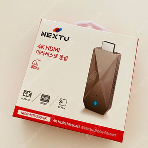 넥스트 무선 4K 미러링 동글 NEXT-MTV330-4K