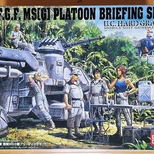 U.C.HG 하드그래프 지구연방군 육전MS소대 브리핑 세트 UCHG E.F.G.F MS Platoon Breifing Set