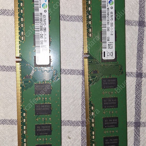 삼성 램 RAM 4GB 2Rx8 PC-3 12800U 2개