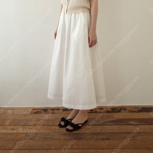 오브네어 세덴 스커트 seden cotton skirt ovneir 누가영