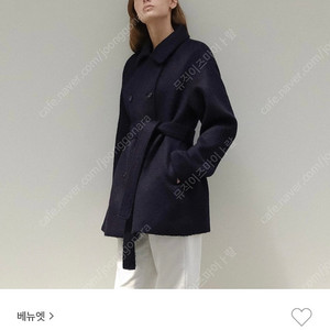 베뉴엣 milan coat 네이비