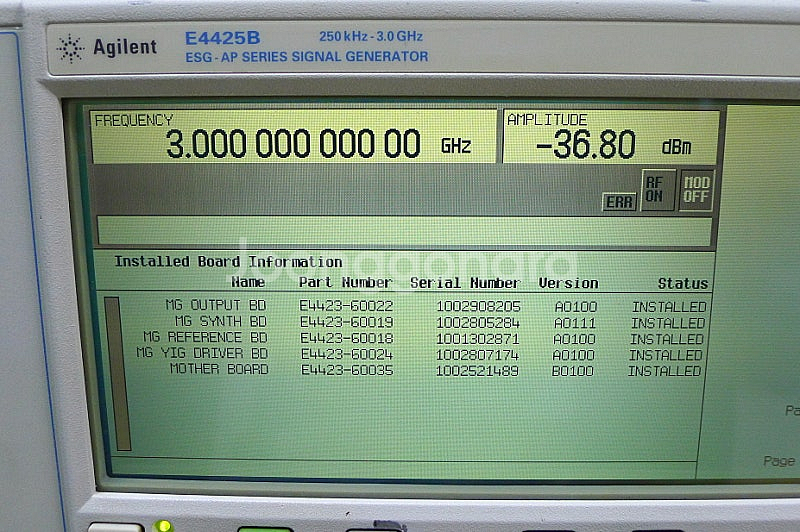Agilent E4425B 250KHz~3GHz 시그널...--2