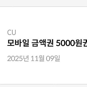 Cu편의점 총 9000원권