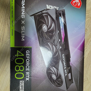 (미개봉) MSI RTX 4080 super 게이밍 X 슬림 D6X 16GB 트라이프로져3 팝니다.