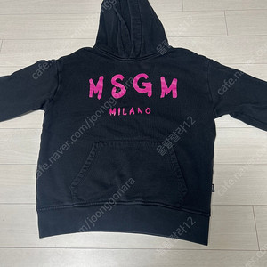 MSGM 기모 후드티