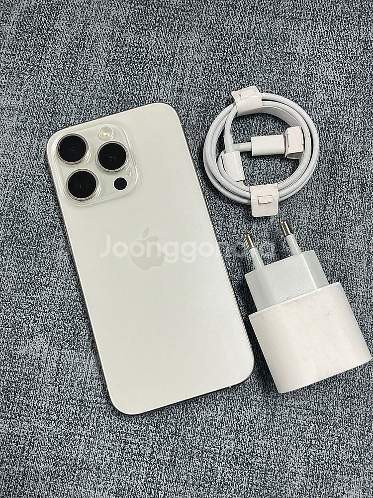 (자급제) 아이폰15프로 256G 배터리 92 % 외관...--1