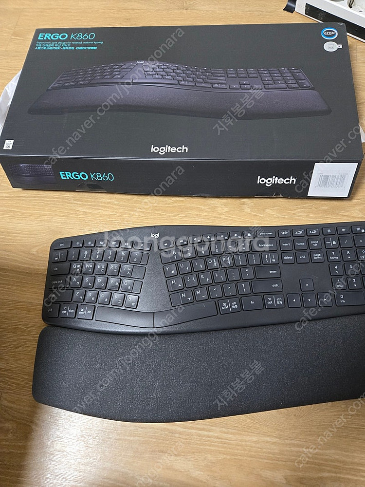급처) 로지텍 ERGO K860 무선 인체공학 키보드--0