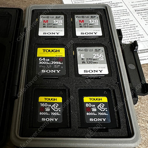 sony cf express a 메모리 80G, 160G 팝니다.