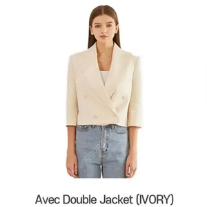 누아르나인 Avec Double Jacket [IVORY]