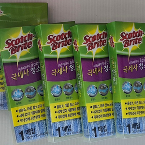 3M 스카치브라이트 극세사 청소패드 5p (새상품) 택포12000