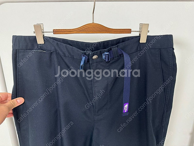 노스페이스 퍼플라벨 스트레치 트윌 와이드 테이퍼드 팬츠...--1