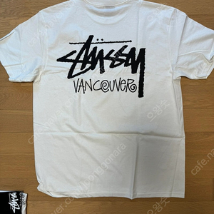 [새상품] Stussy 스투시 밴쿠버 기본티(블랙/화이트]