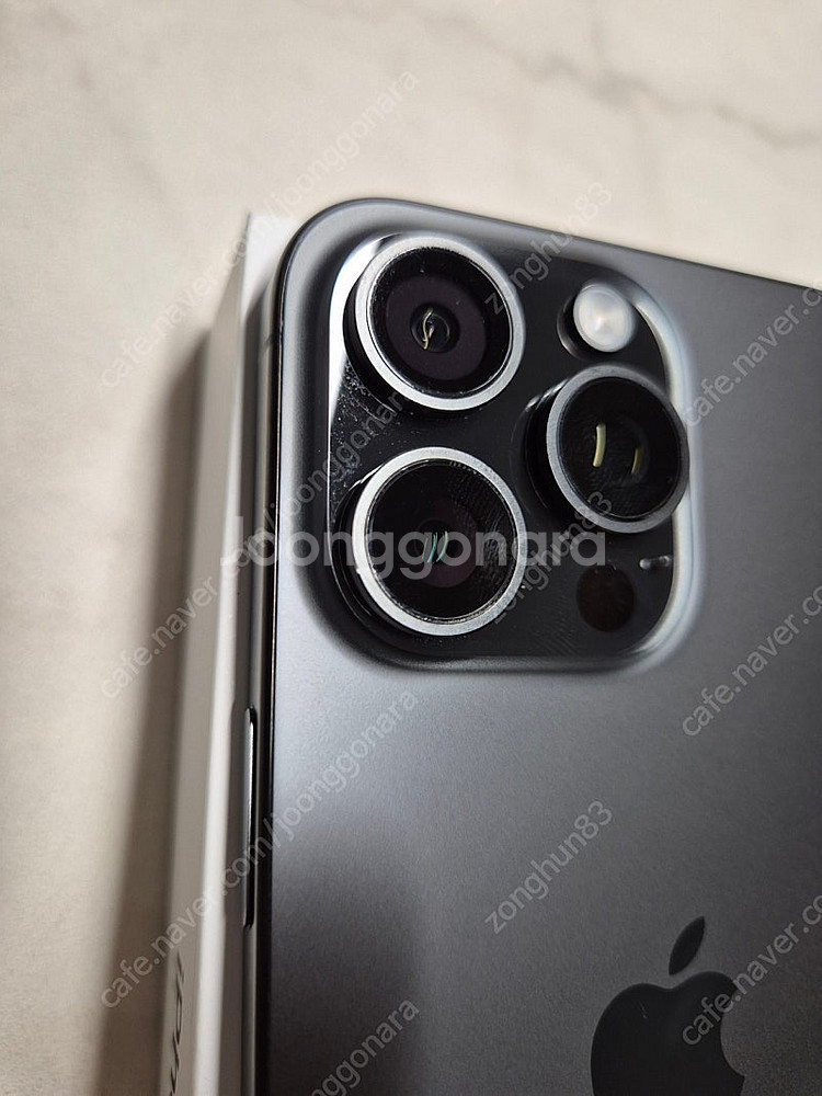 아이폰15 프로맥스 512 블랙티타늄+애플케어플러스--7