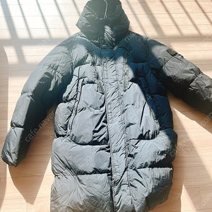 스톤아일랜드 크랭클립스 롱패딩