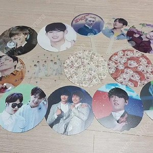 비투비 굿즈 비공굿 부채