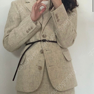 웨어웨더 울자켓 베이지 울코트