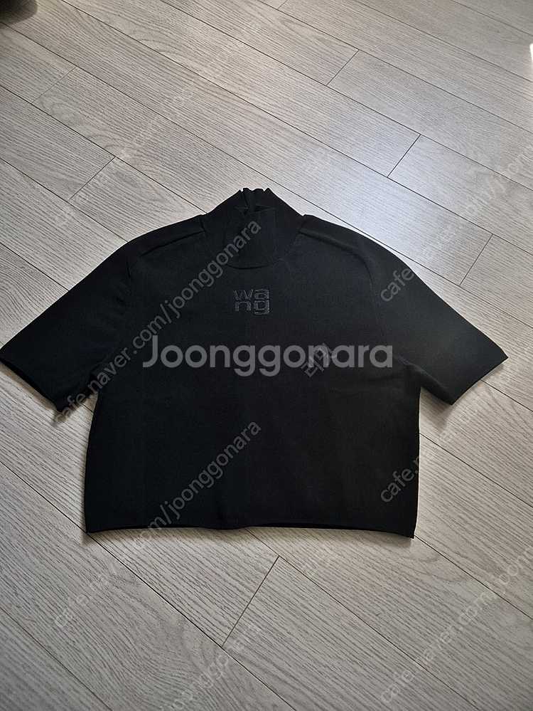 [M] 알렉산더왕 바디콘 터틀넥 반팔 티셔츠--0