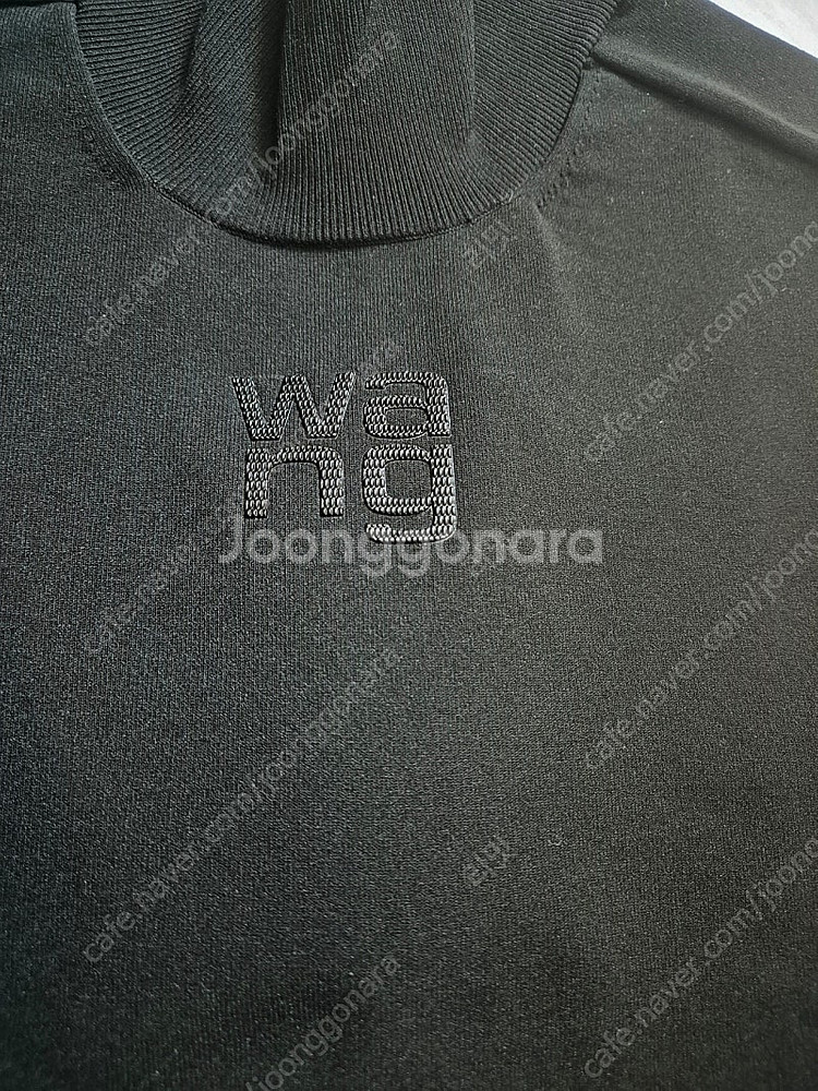 [M] 알렉산더왕 바디콘 터틀넥 반팔 티셔츠--2