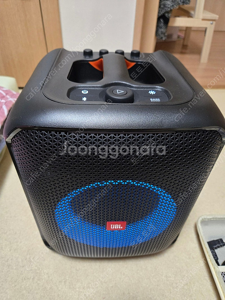 JBL 파티박스 앙코르 블루투스 노래방 스피커--0