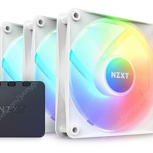 nzxt 120RGB 팬 3개 + RGB컨트롤러 새제품