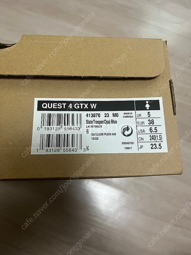 (새상품) 살로몬 퀘스트4 GTX W 여성 등산화 23...--2