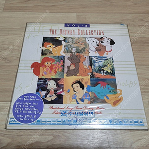 디즈니만화영화LP) 디즈니 만화영화 컬렉션 Vol.2 LP 판매합니다.