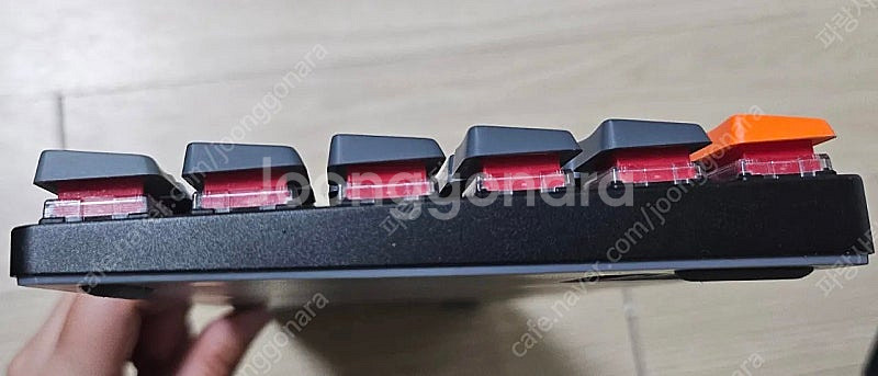 키크론 K3V2 무선 슬림 기계식 키보드 White LED 옵티컬 핫스왑 적축--3