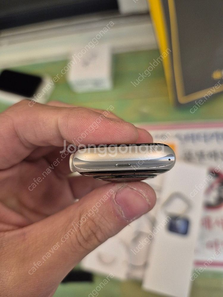 애플워치9 45mm 에플케어플러스 실버 판매합니다--4