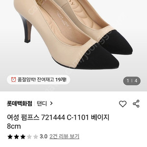 탠디 여성 펌프스 구두 240 8cm