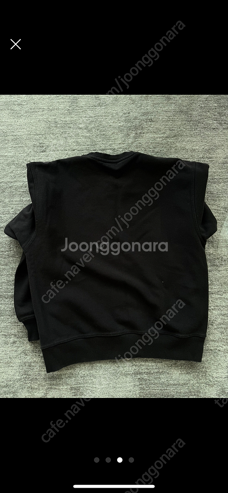 Stussy 스투시 워시드 블랙 맨투맨 L--2
