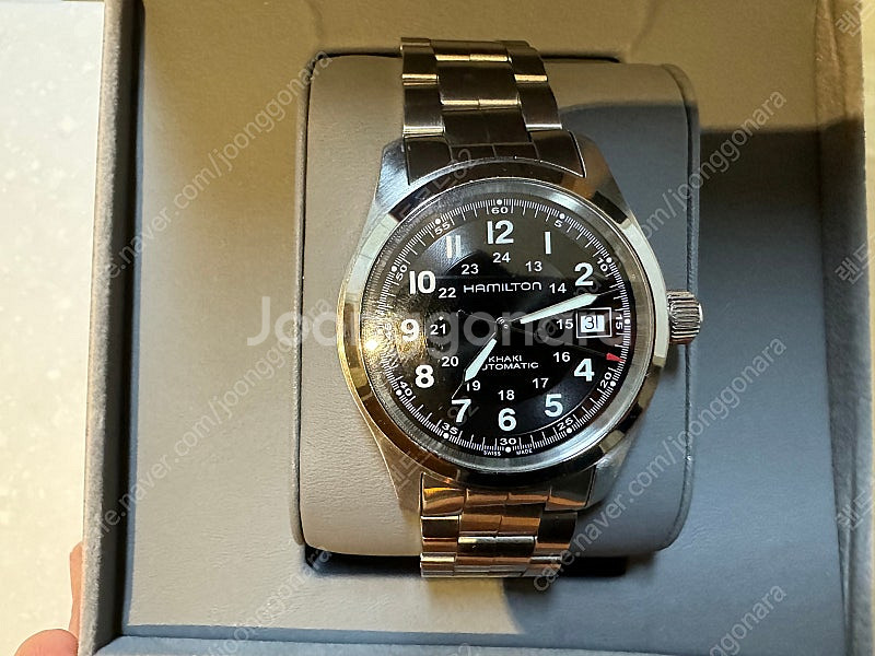 해밀턴 카키필드 오토팝니다 (38mm)--0