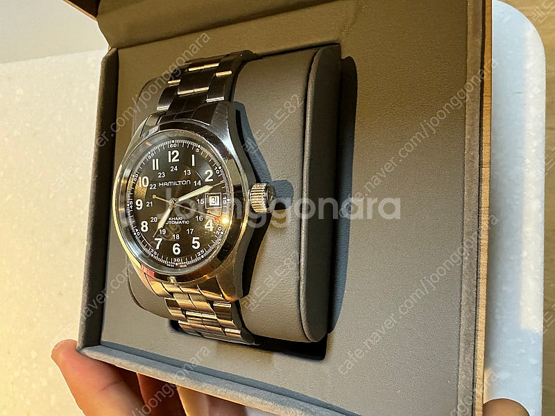 해밀턴 카키필드 오토팝니다 (38mm)--2