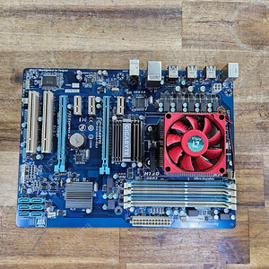[0.99만)기가바이트 GA-970A-DS3 중고메인보드 소켓 AM3 천안발송 [쿨러 미포함] 천안 아산 중고컴퓨터 부품전문 벽산컴퓨터