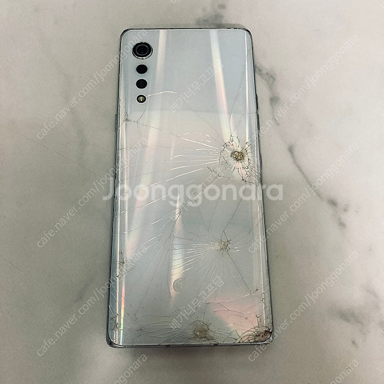 LG G9 벨벳 화이트 128기가 액정깔끔! 7만5천원...--1