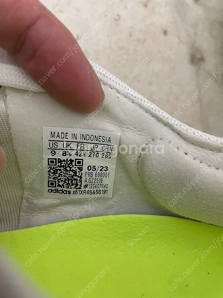 아디다스 코파 퓨어 TF풋살화 270mm 팝니다--5