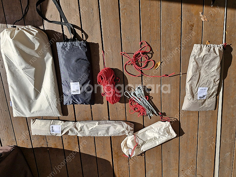 노스피크 에어도킹쉘터(에도쉘) 소이밀크 우레탄포함--1