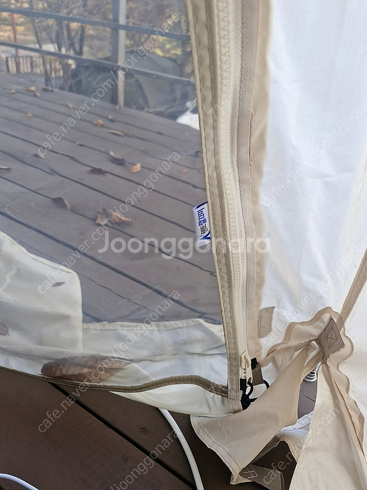 노스피크 에어도킹쉘터(에도쉘) 소이밀크 우레탄포함--5