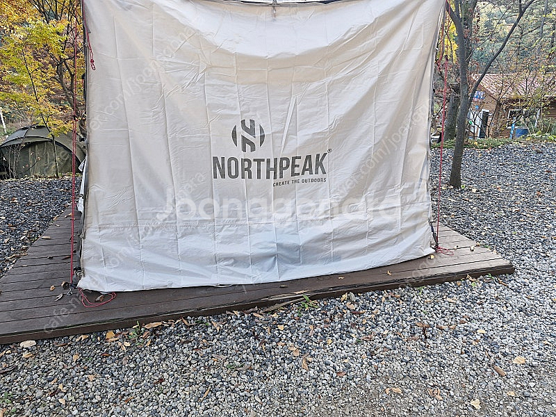 노스피크 에어도킹쉘터(에도쉘) 소이밀크 우레탄포함--9