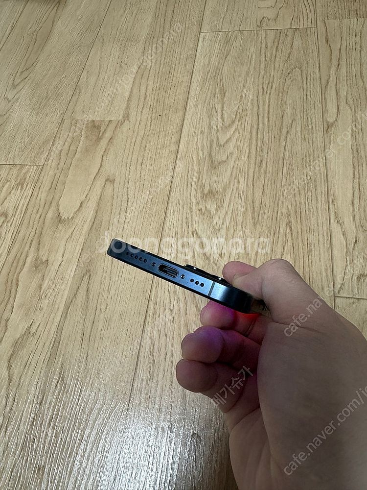 아이폰15프로 128기가 팝니다 블루티타늄--4