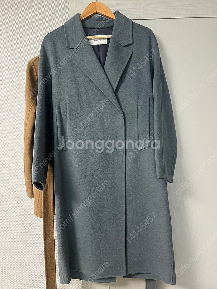 닐바이피 스테디셀러! 프리미엄 핸드메이드 코트 애쉬블루...--2