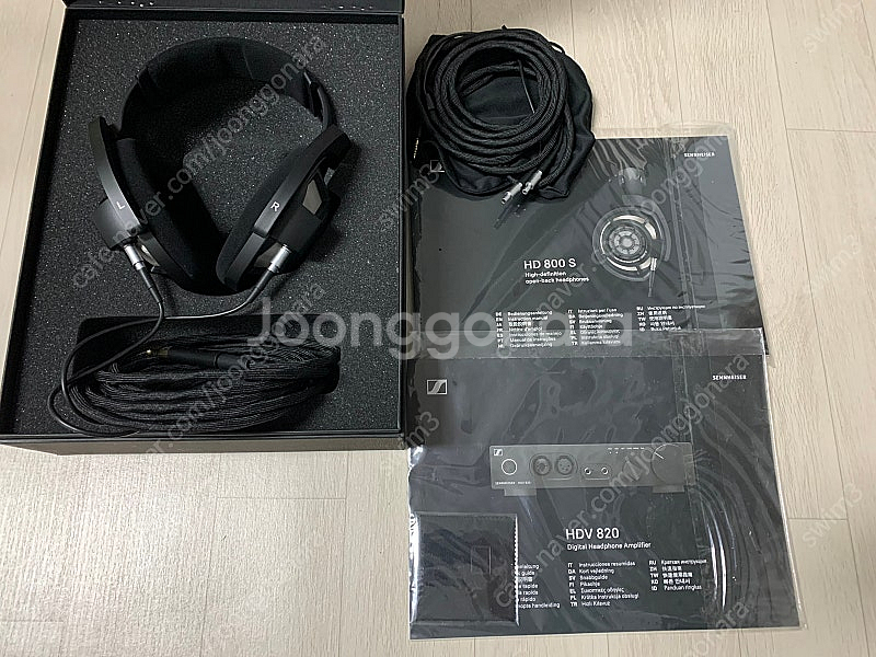 젠하이져 헤드폰 HD800S 앰프 HDV820 각개 또...--4