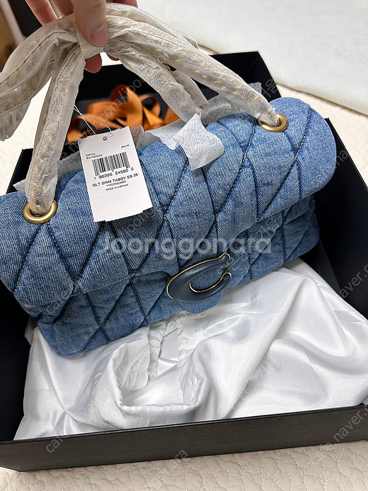 코치 Coach 태비 숄더백 26 위드 퀼팅 CR704...--2